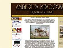 Tablet Screenshot of amberleameadows.com